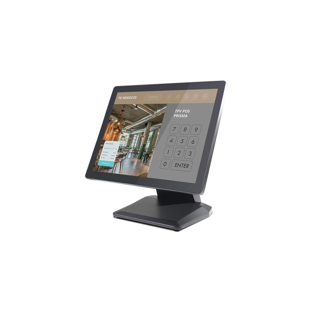Terminal de caisse tactile 15" – Prisma N97 (Windows, 8 Go / 128 Go SSD, garantie 3 ans)