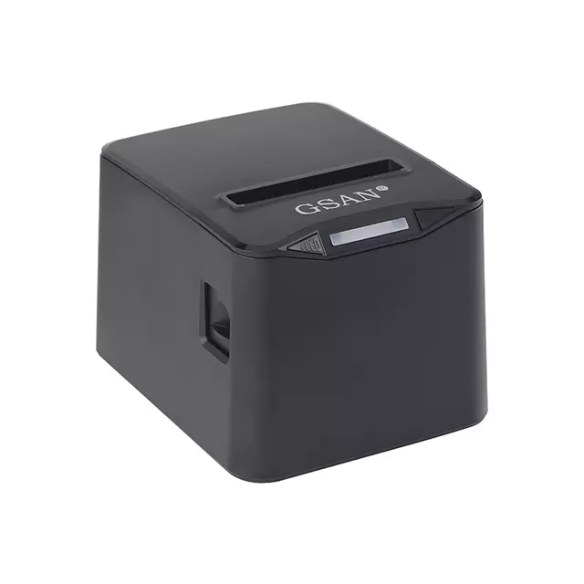 Imprimante thermique 80 mm – USB + LAN – Coupe automatique Noir